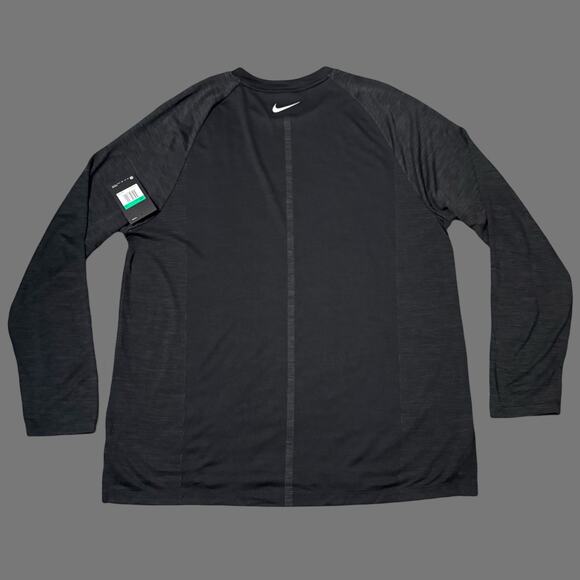 Nike Dry Medalist Running Top Grey XL NWT 891424-060 - Picture 8 of 9